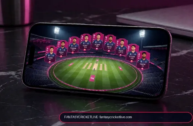 Fantasycricketlive (fantasy cricket live) fantasy cricket & matchday visual 1